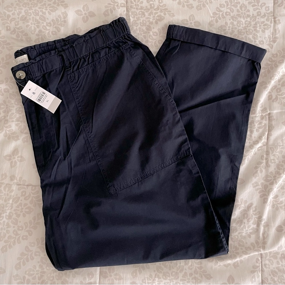 Lou & Grey Poplin cropped pant